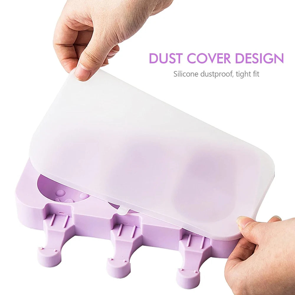 Silicone Popsicle Molds with Sticks
