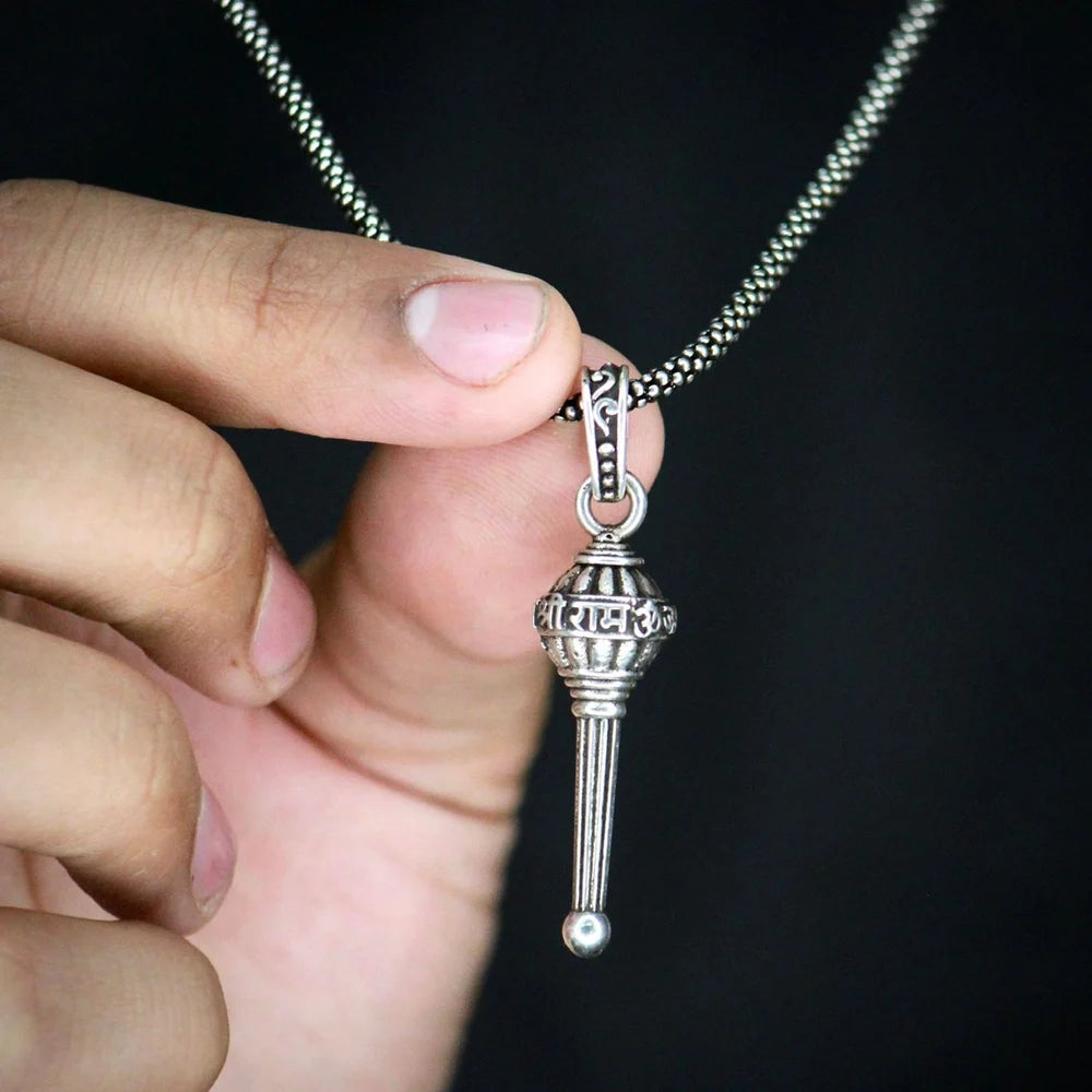 Hanuman Gada Pendant Necklace