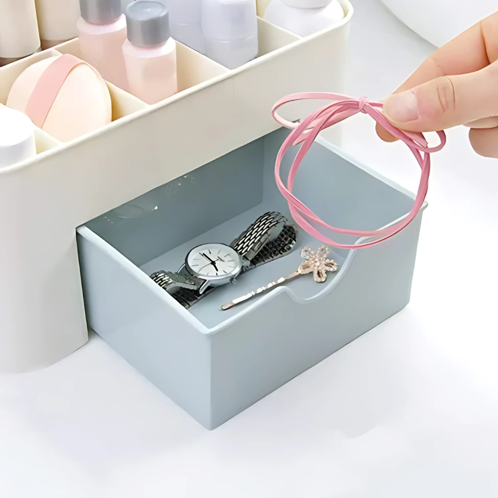 Sleek Multi-Use Makeup Organizer