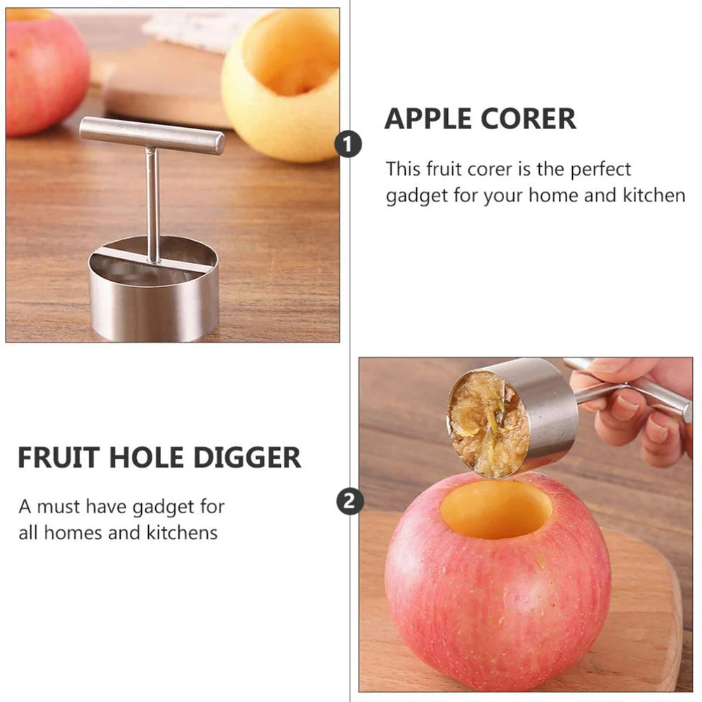 Stainless Steel Fruit Corer - Home & Kitchen