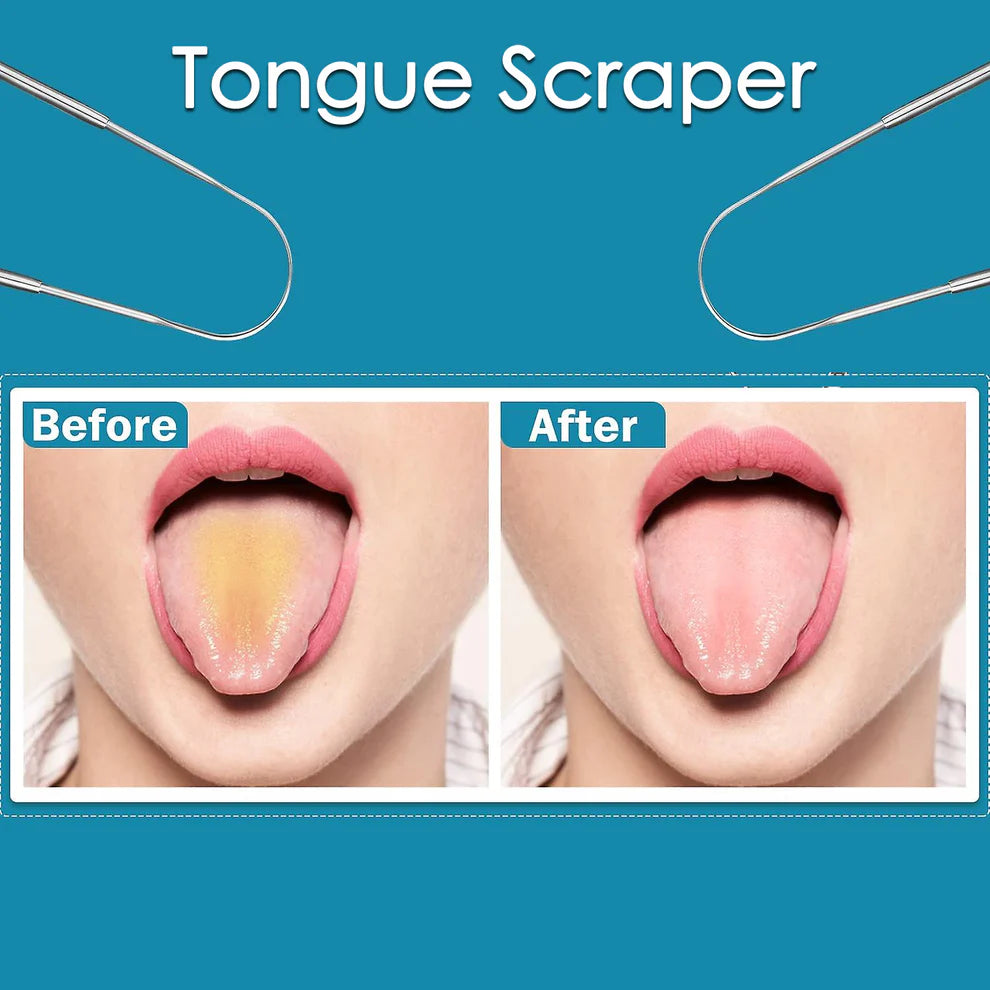 Steel & Copper Tongue Cleaner