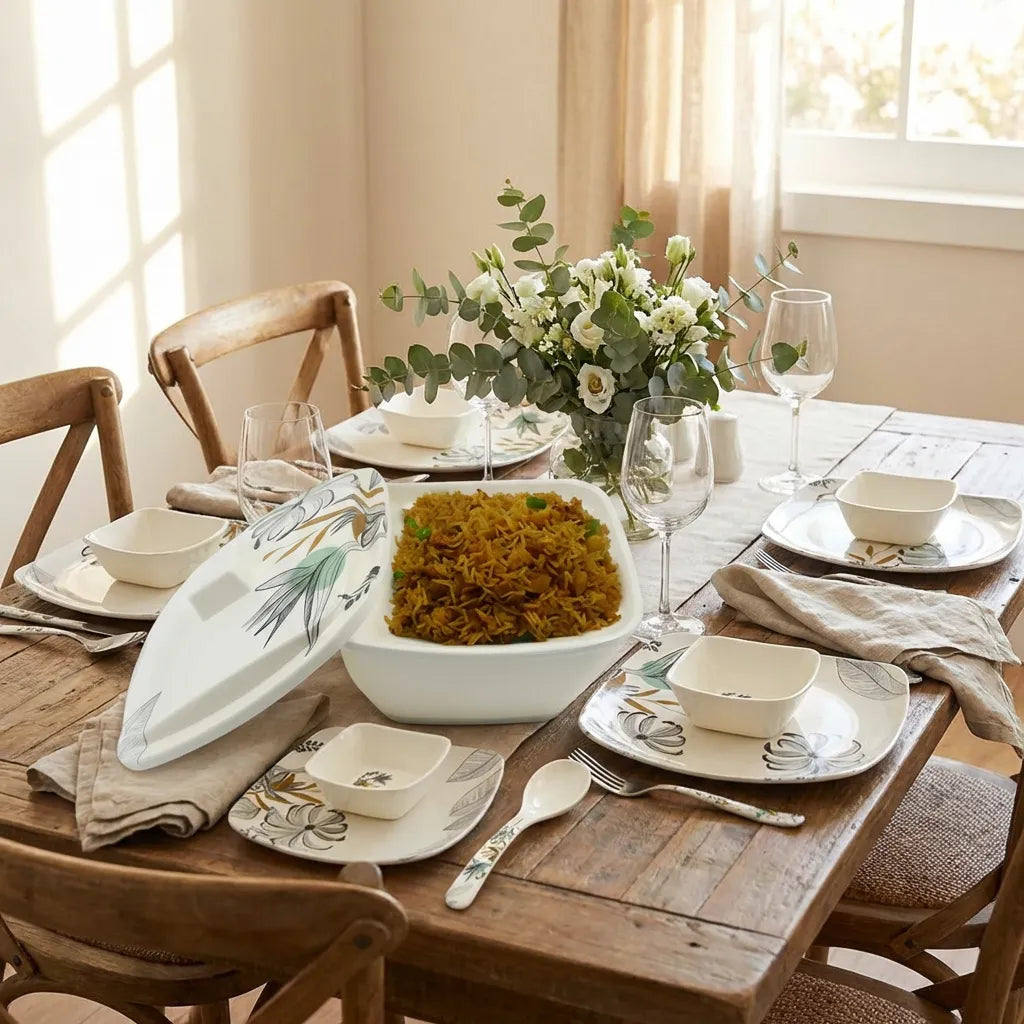 Stylish Plastic Dinnerware Set