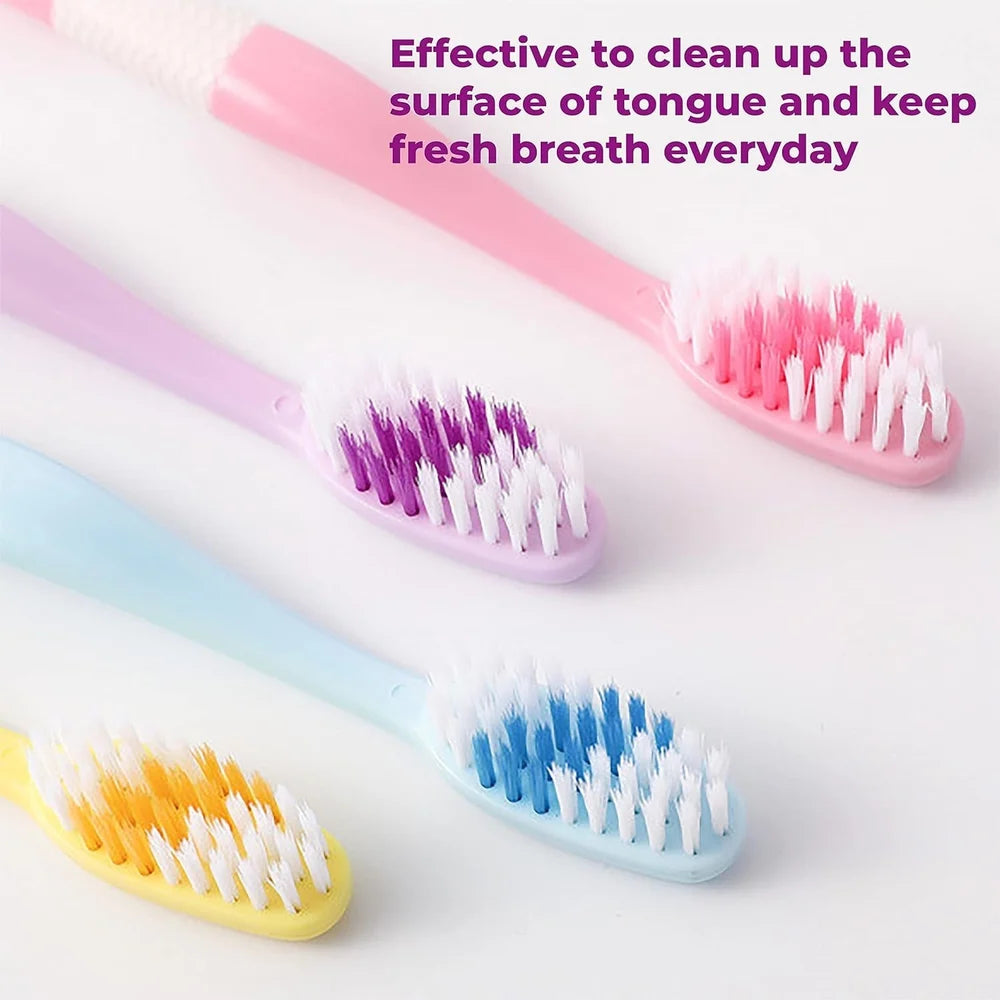 Toothbrush with Tongue Scraper