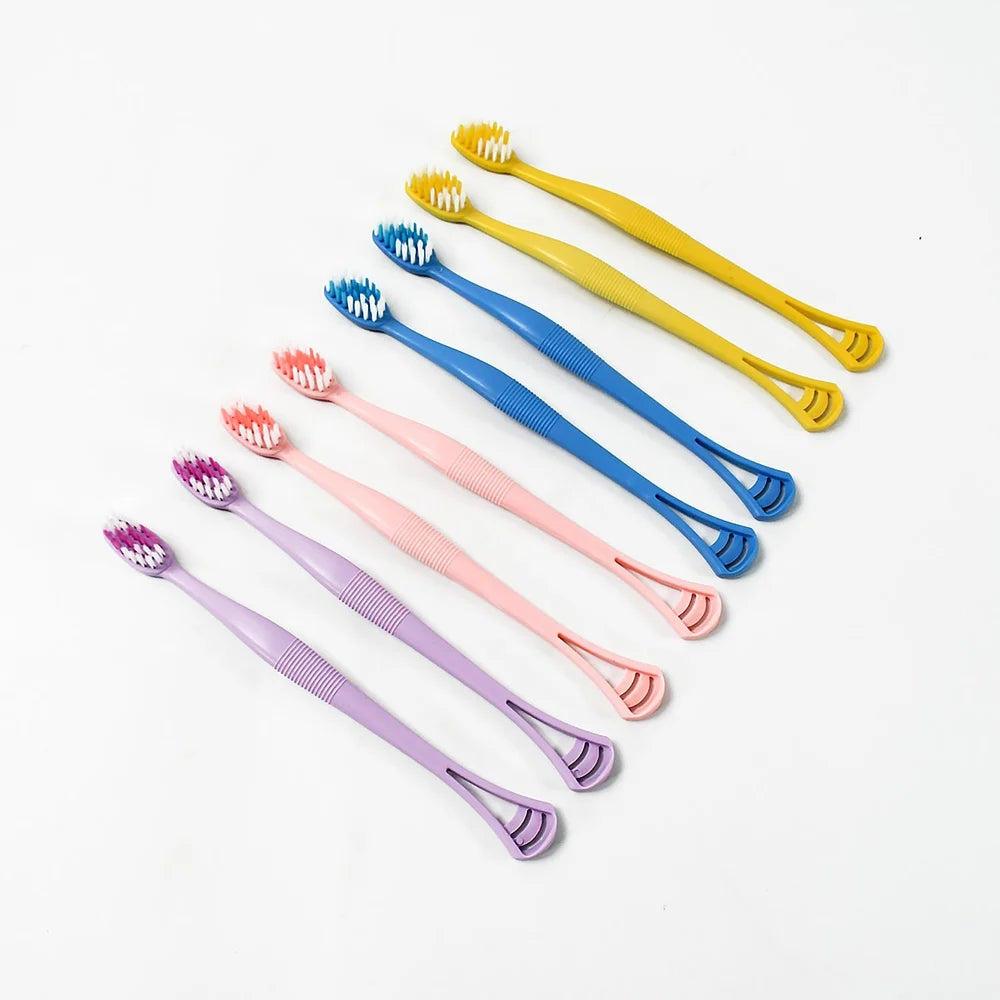 Toothbrush with Tongue Scraper