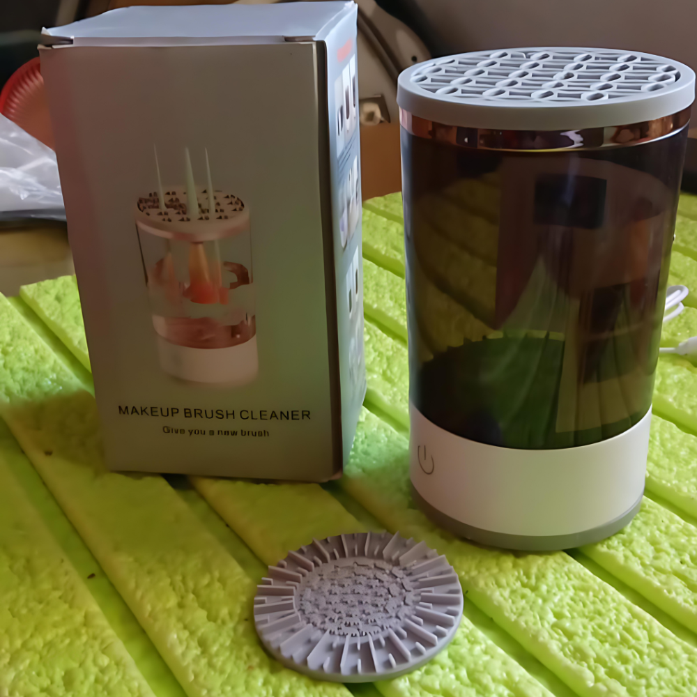 Auto Makeup Brush Cleaner Machine