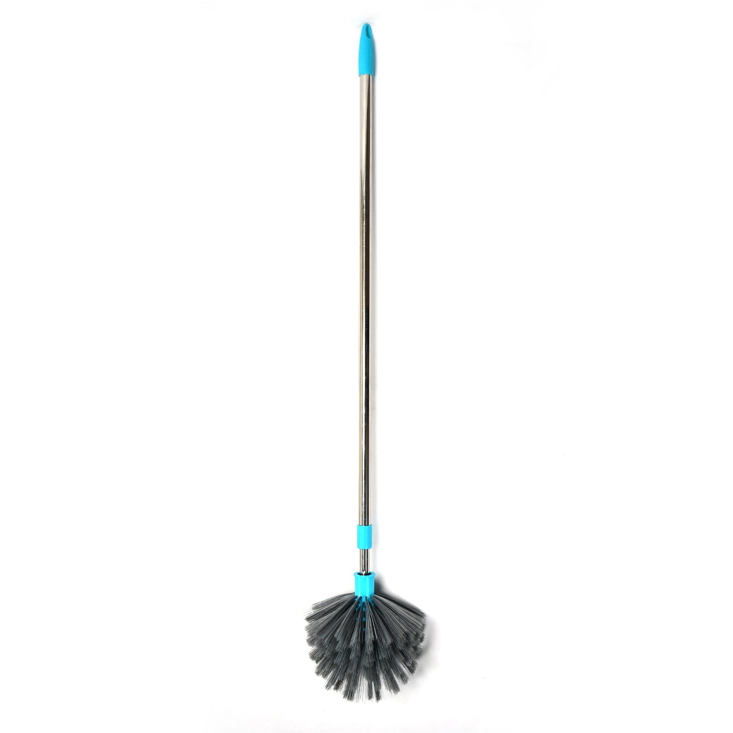 4021 Cobweb Brush With Stainless Steel Strong Long Extendable Handle For Dusting Ceiling Cobweb Cleaning Brush For Lights Fans Webs Cleaning For Homekitchen