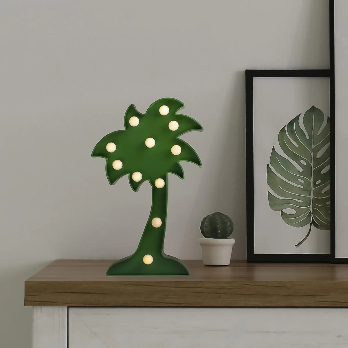 Elegant Coconut LED Lamp