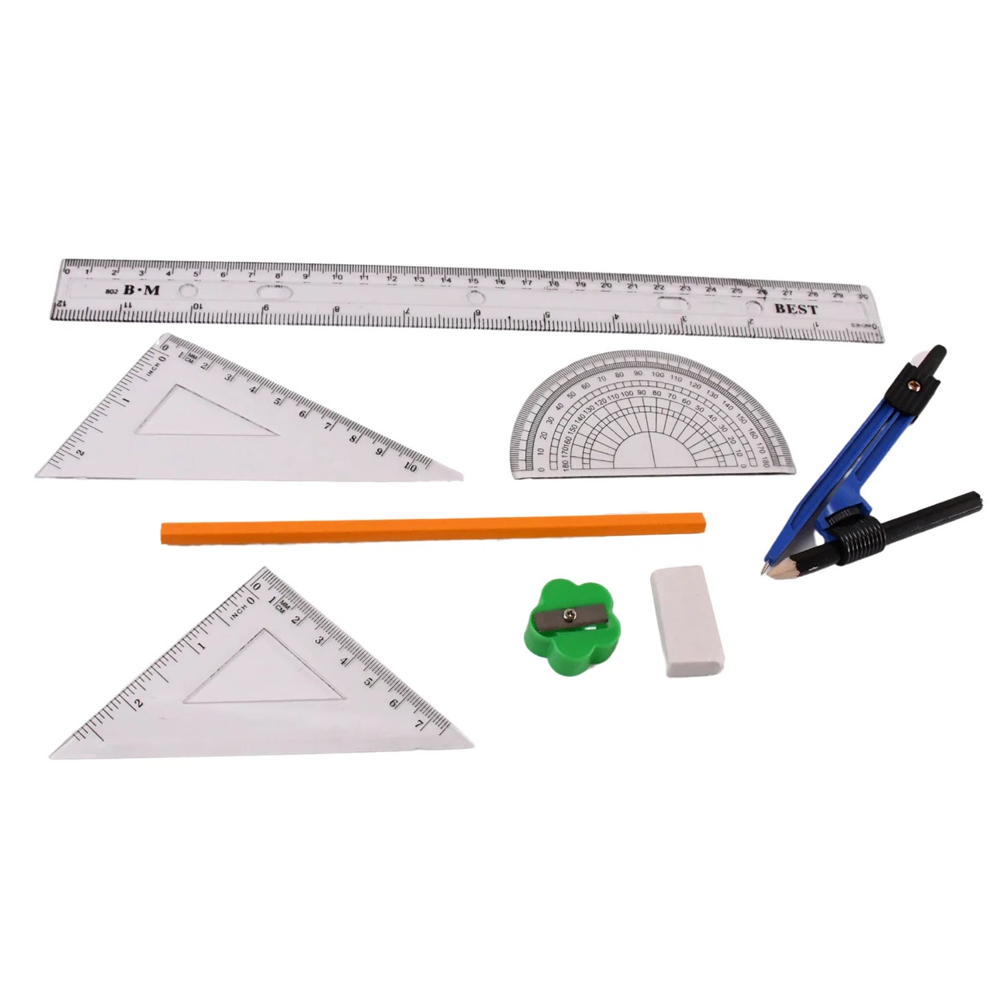 9-in-1 Drafting Ruler Set