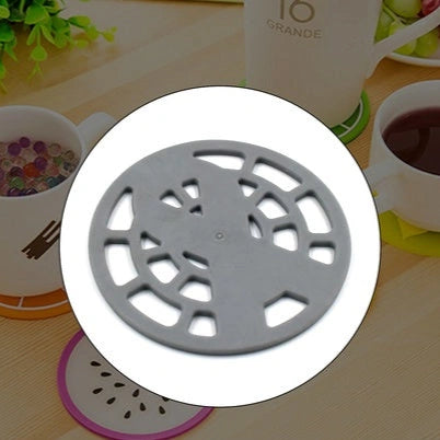 Silicone Fancy Coaster for Kitchen (1Pc)