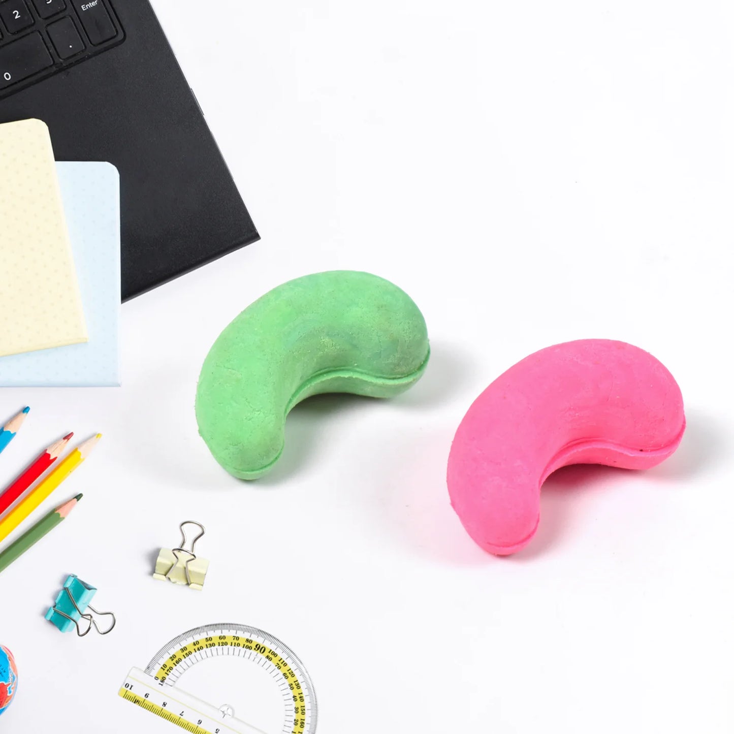 Fun Cashew-Shaped Kids Eraser