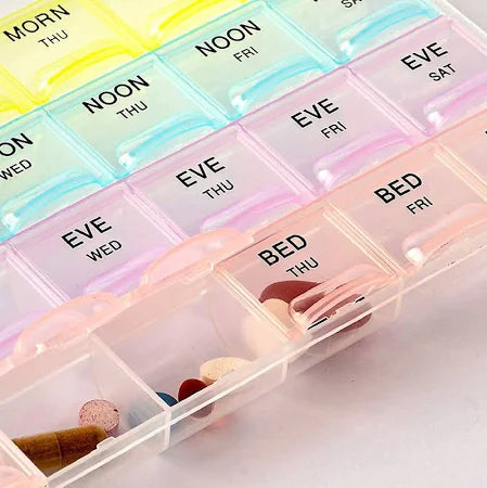 Weekly Pill Organizer Box