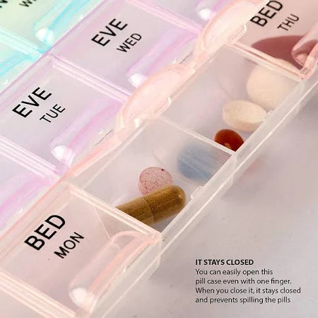 Weekly Pill Organizer Box