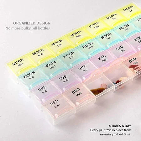 Weekly Pill Organizer Box
