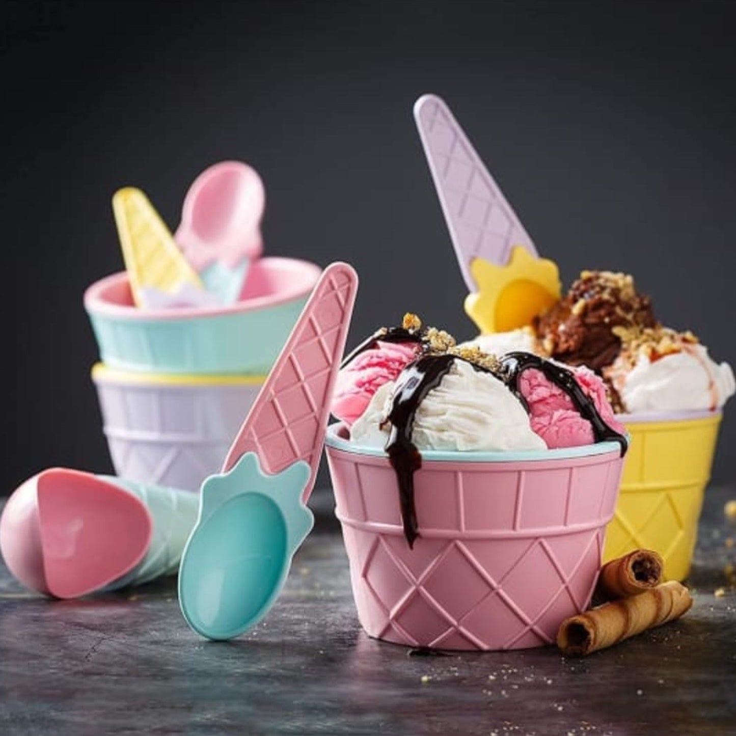 Ice Cream Bowl Set
