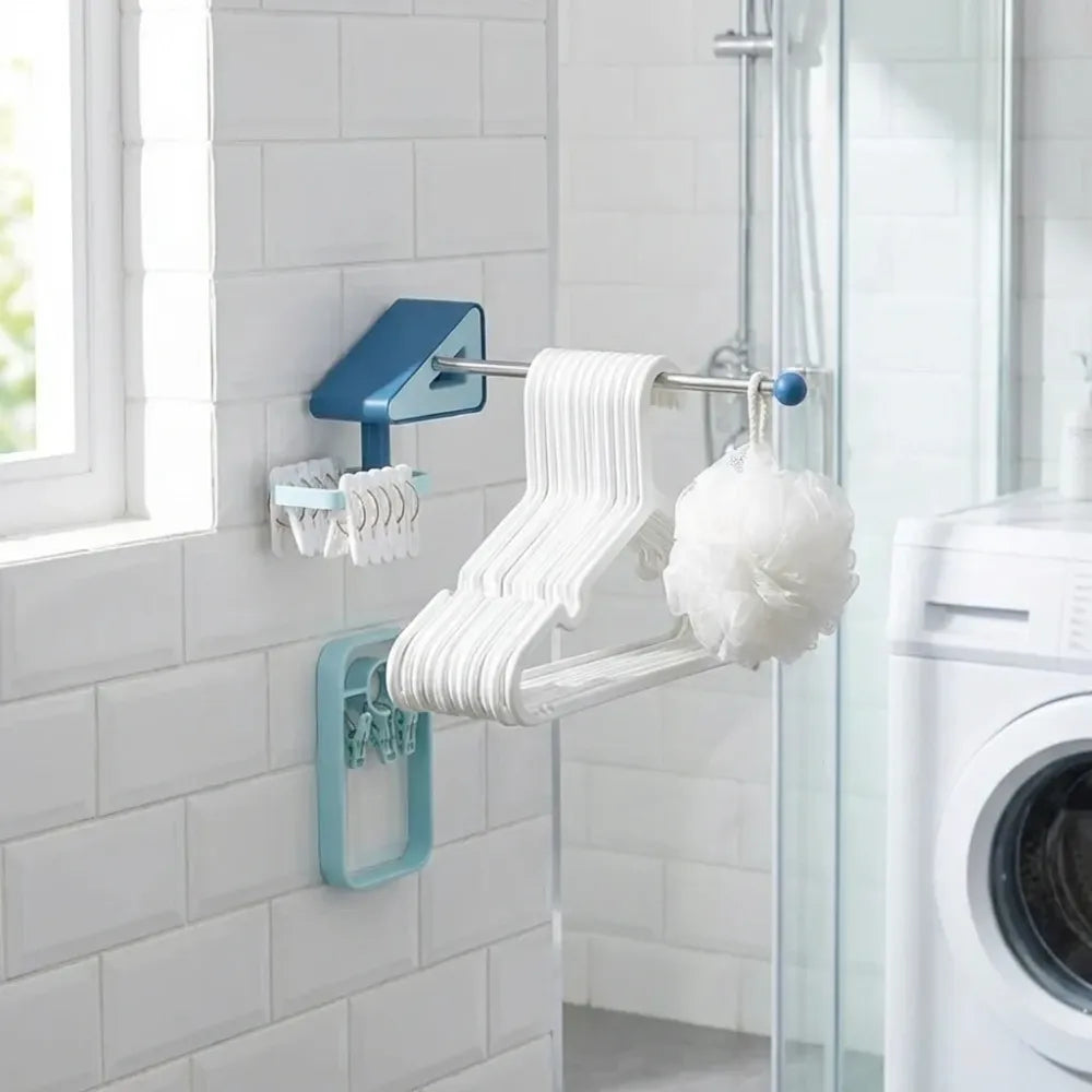 Adhesive utensil & towel holder - kitchen tool