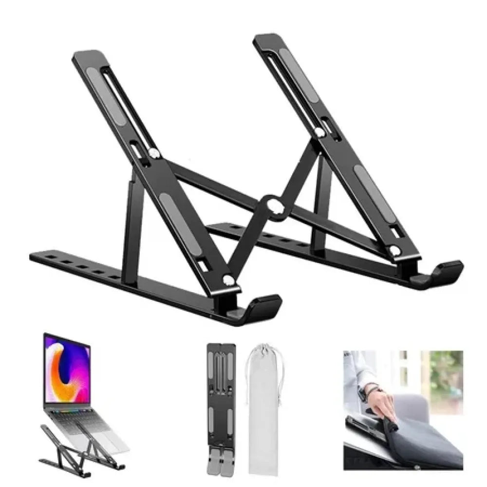 Adjustable ergonomic laptop stand - office