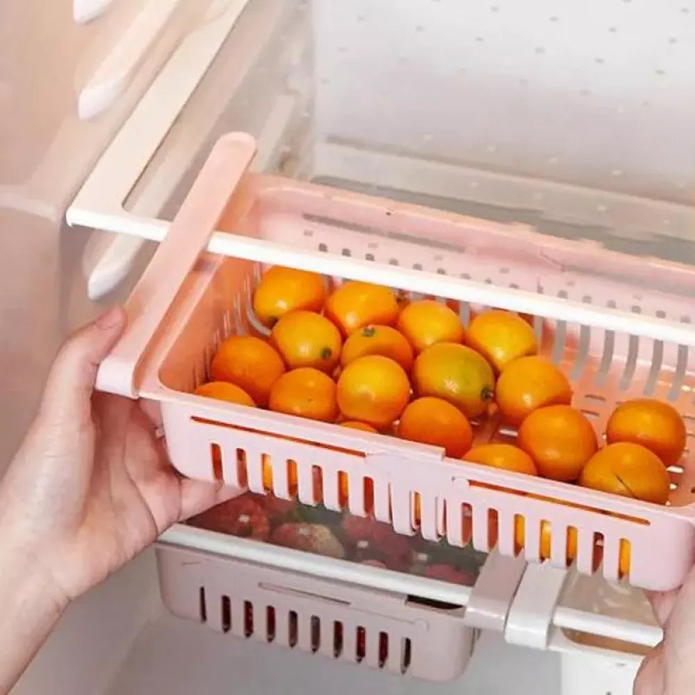 Adjustable fridge storage baskets - home & kitchen