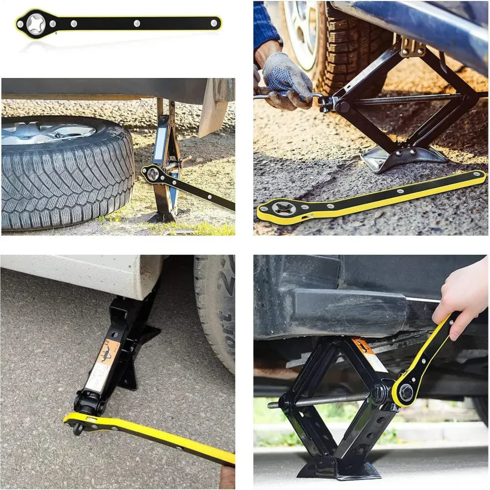 Advance car jack wrench tool