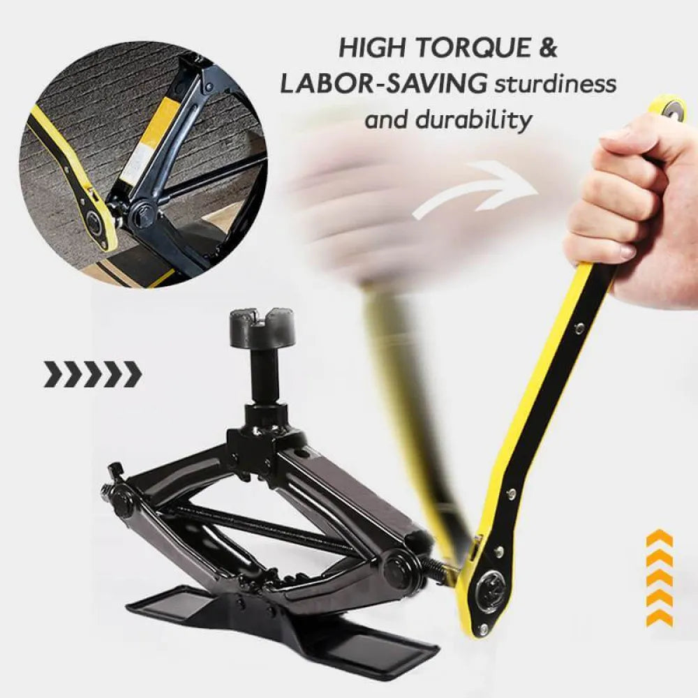Advance car jack wrench tool