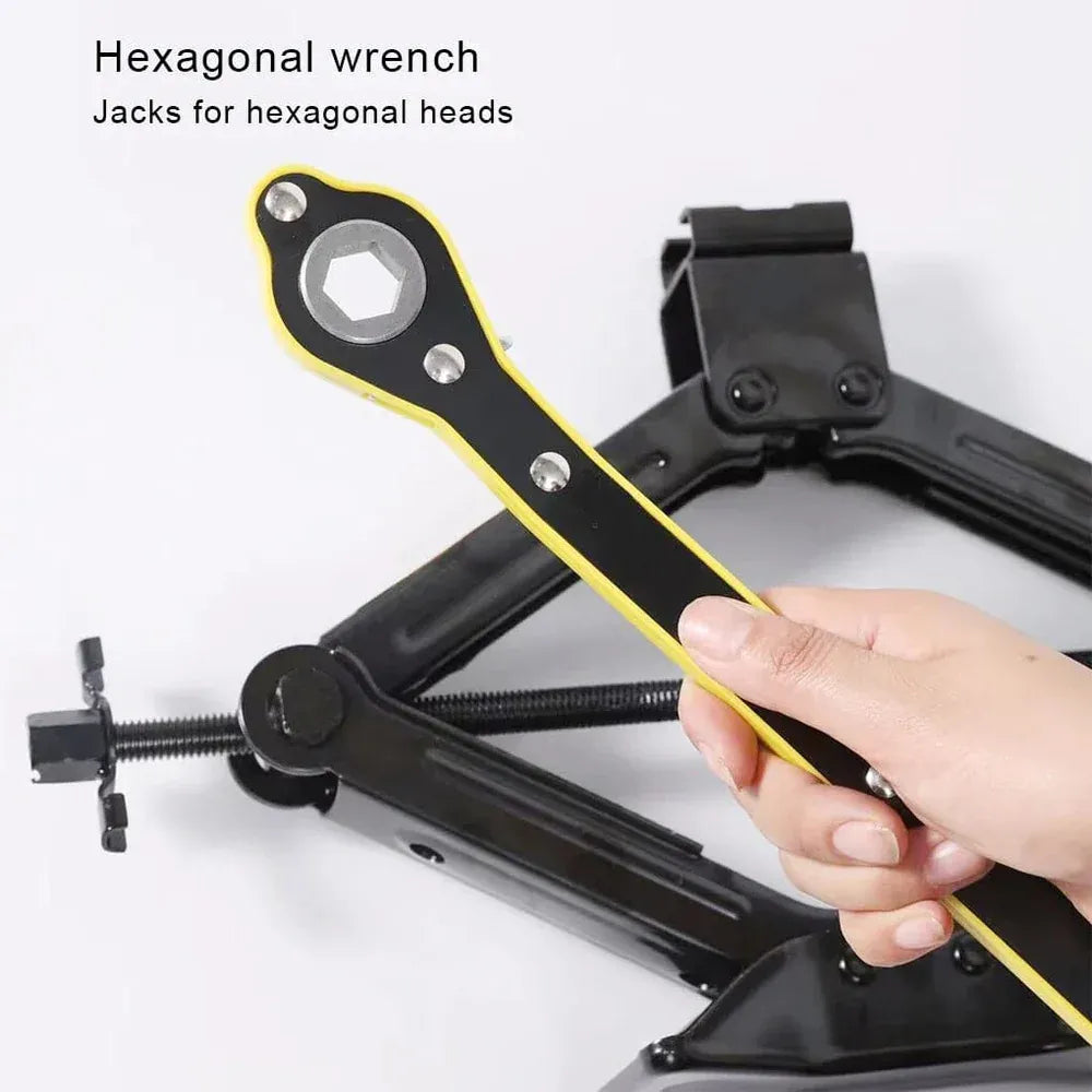 Advance car jack wrench tool