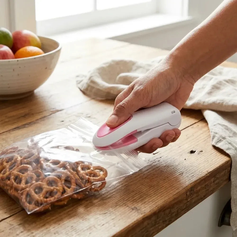Advanced mini food packet sealer