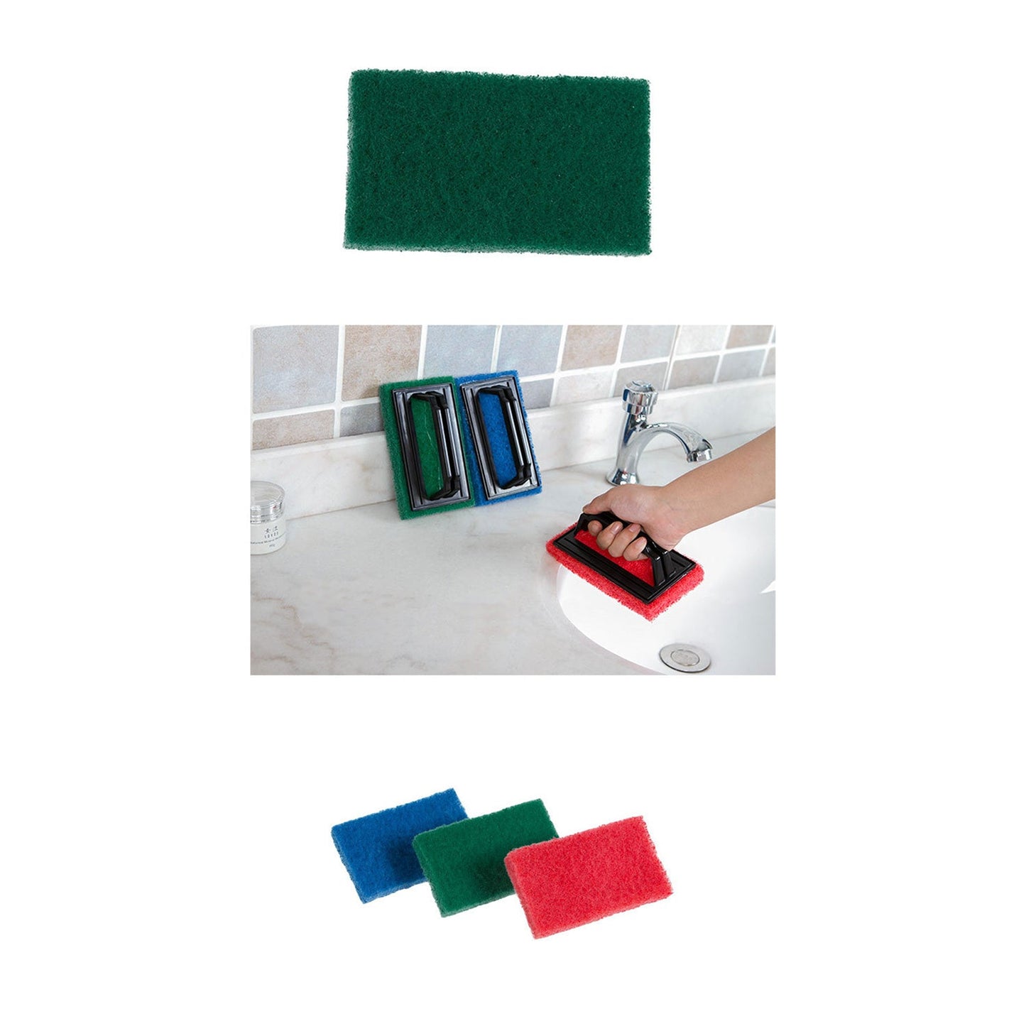 Lightweight Handle Scrubber Brush - Home & Kitchen
