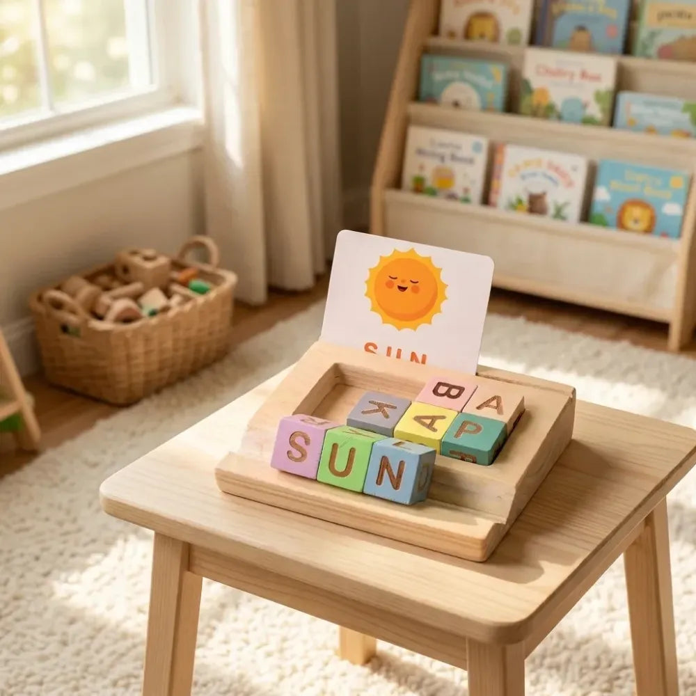 Alphabet spelling puzzle set - toys