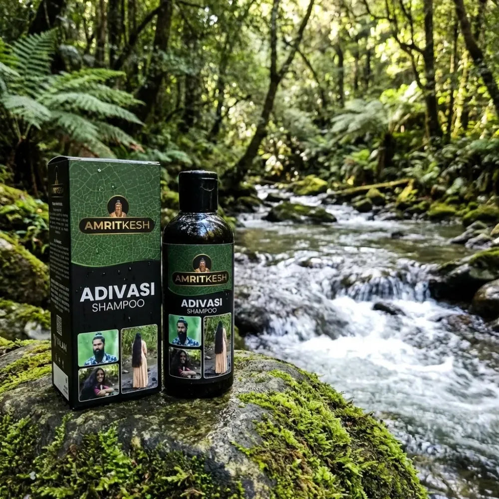 Amritkesh adivasi shampoo – 100ml (pack of 2)