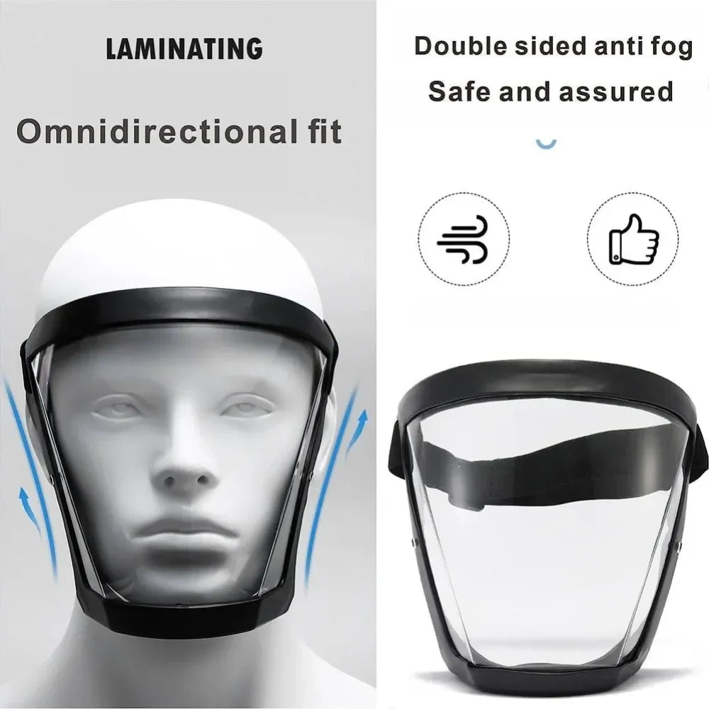 Anti-fog full face shield - car and bike accessories