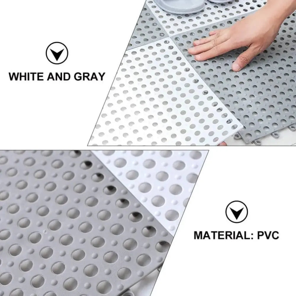 Anti slip bathroom tile mat – pack of 4