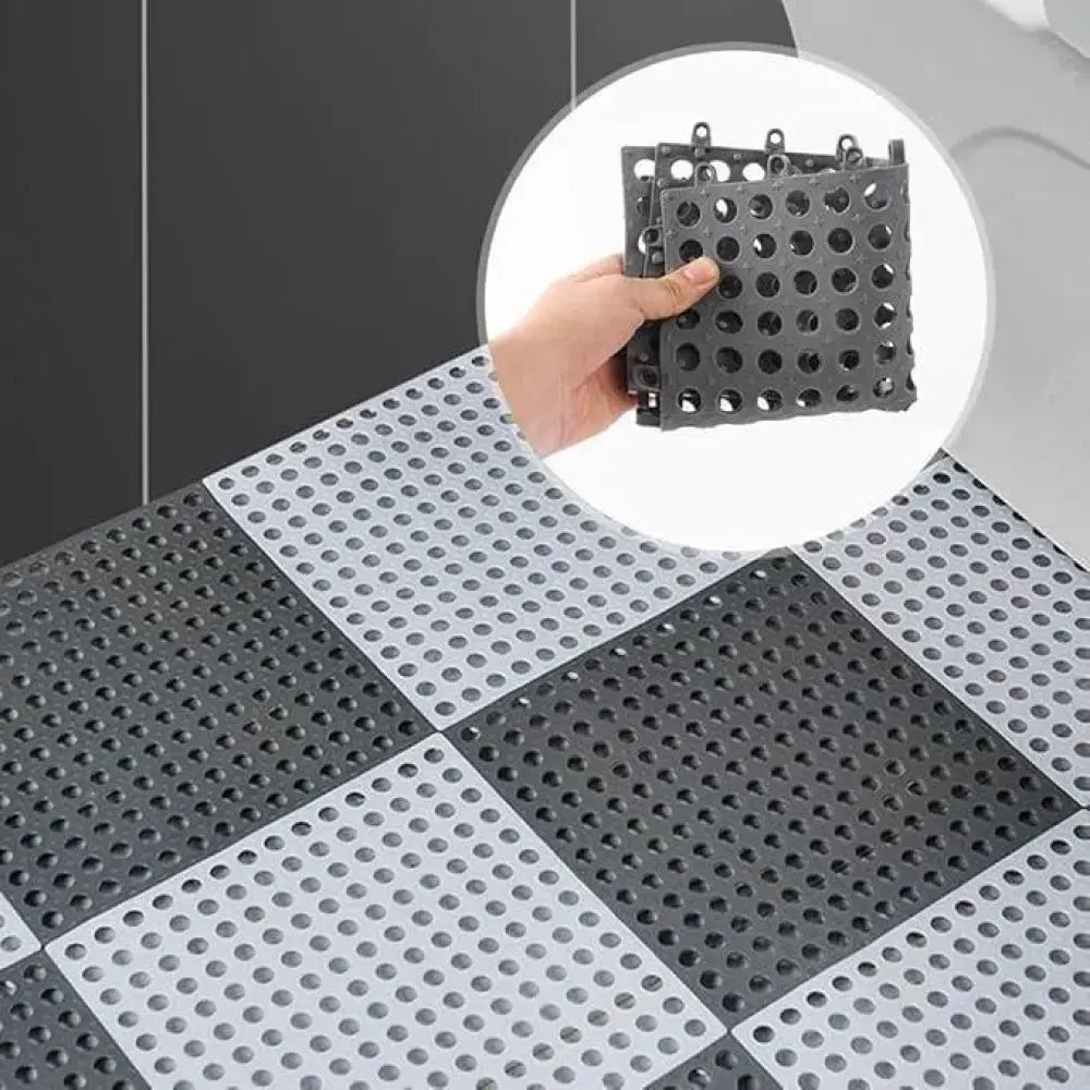 Anti slip bathroom tile mat – pack of 4