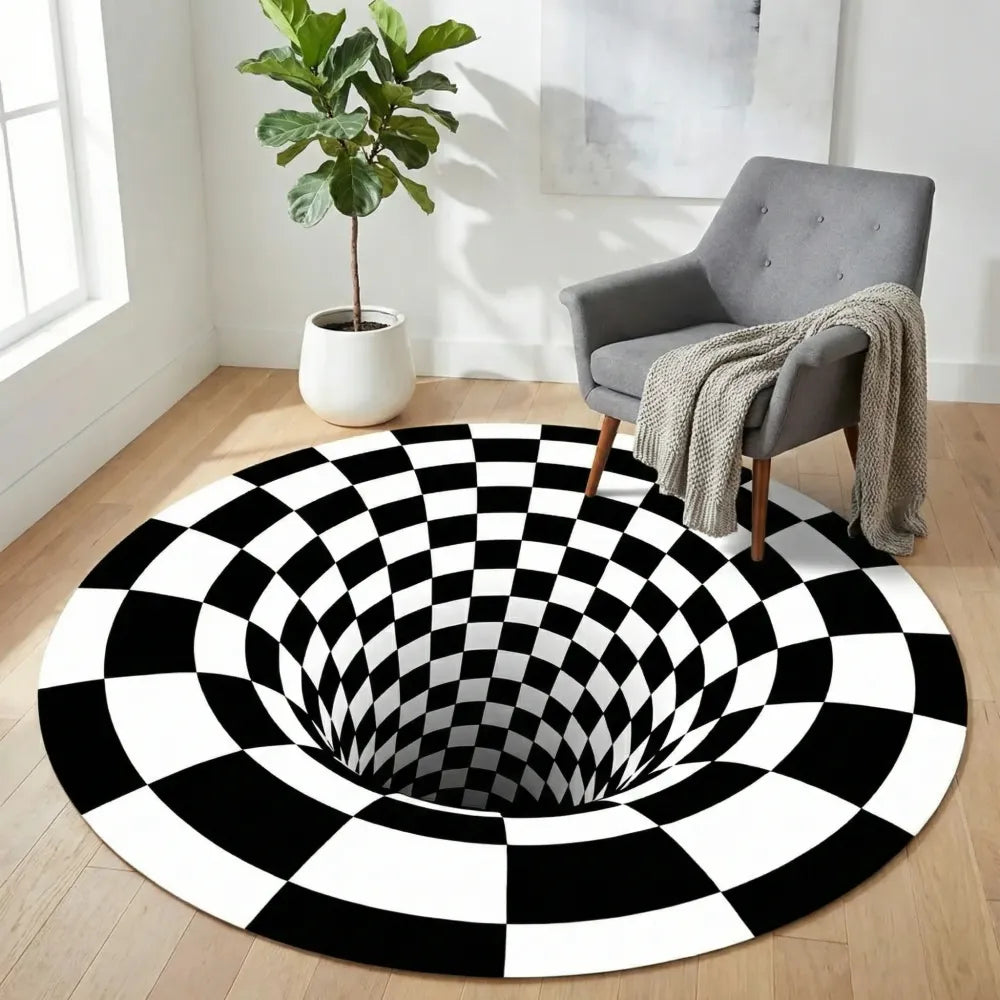 Anti-slip round dining mat