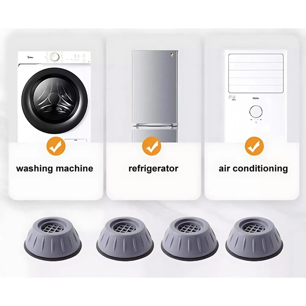 Anti-vibration appliance pads.
