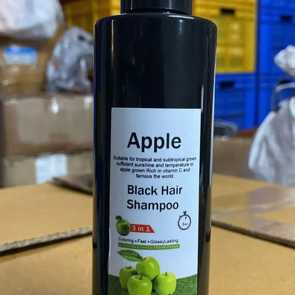 Apple black hair shampoo – 200ml