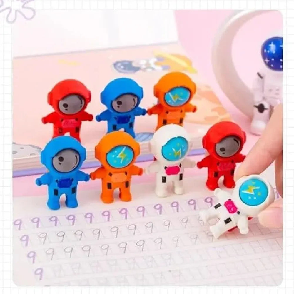 Astronaut-themed eraser set - office