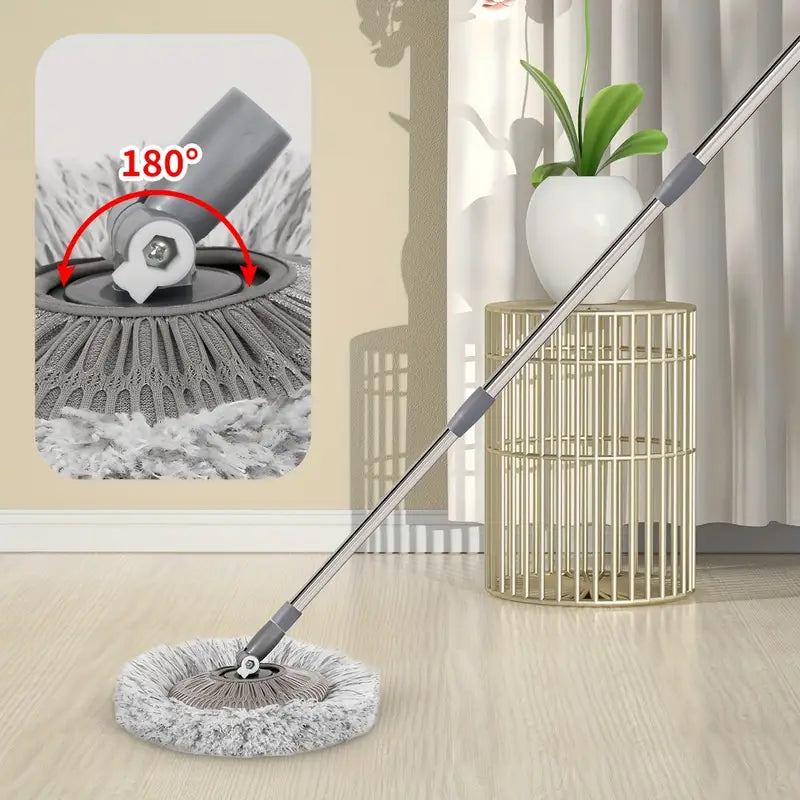 Self-Wringing Spin Mop