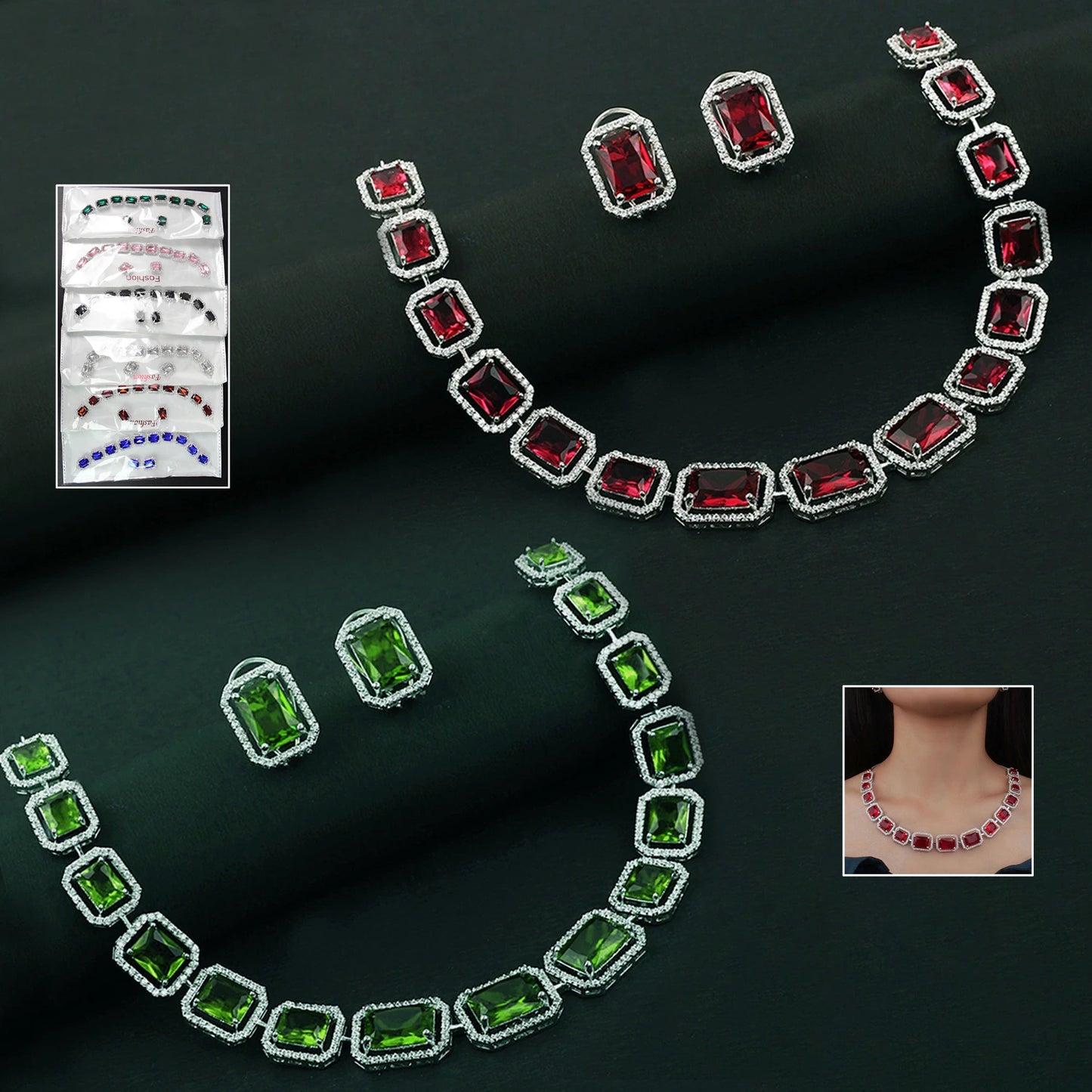 Elegant Diamond Jewelry Set