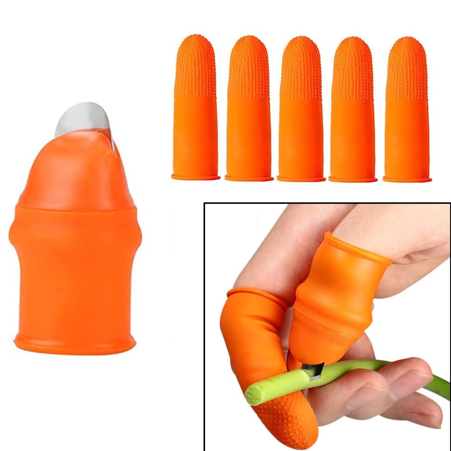 Thumb Knife & Finger Protectors - Garden