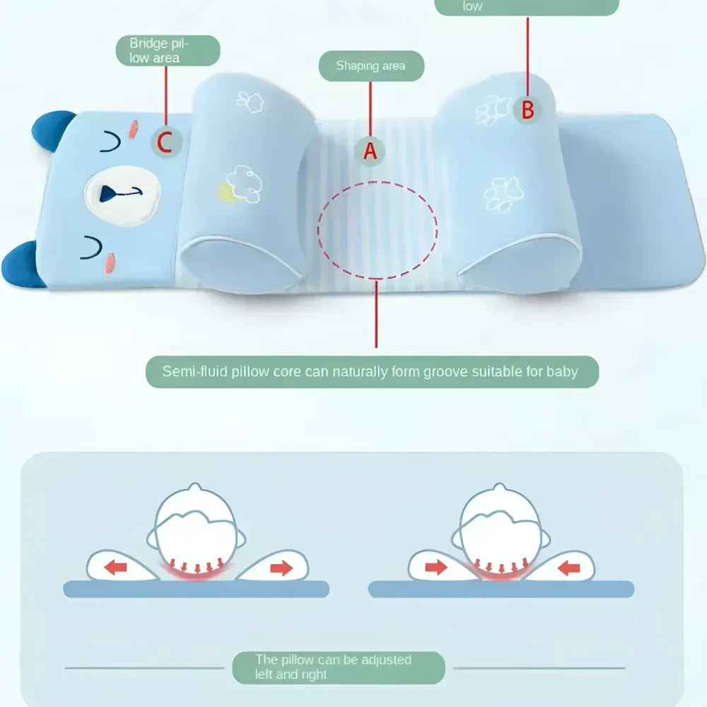 Baby head shaping pillow