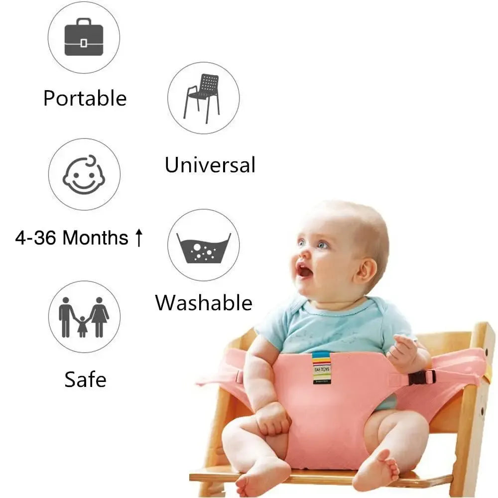 Baby high chair safety seat