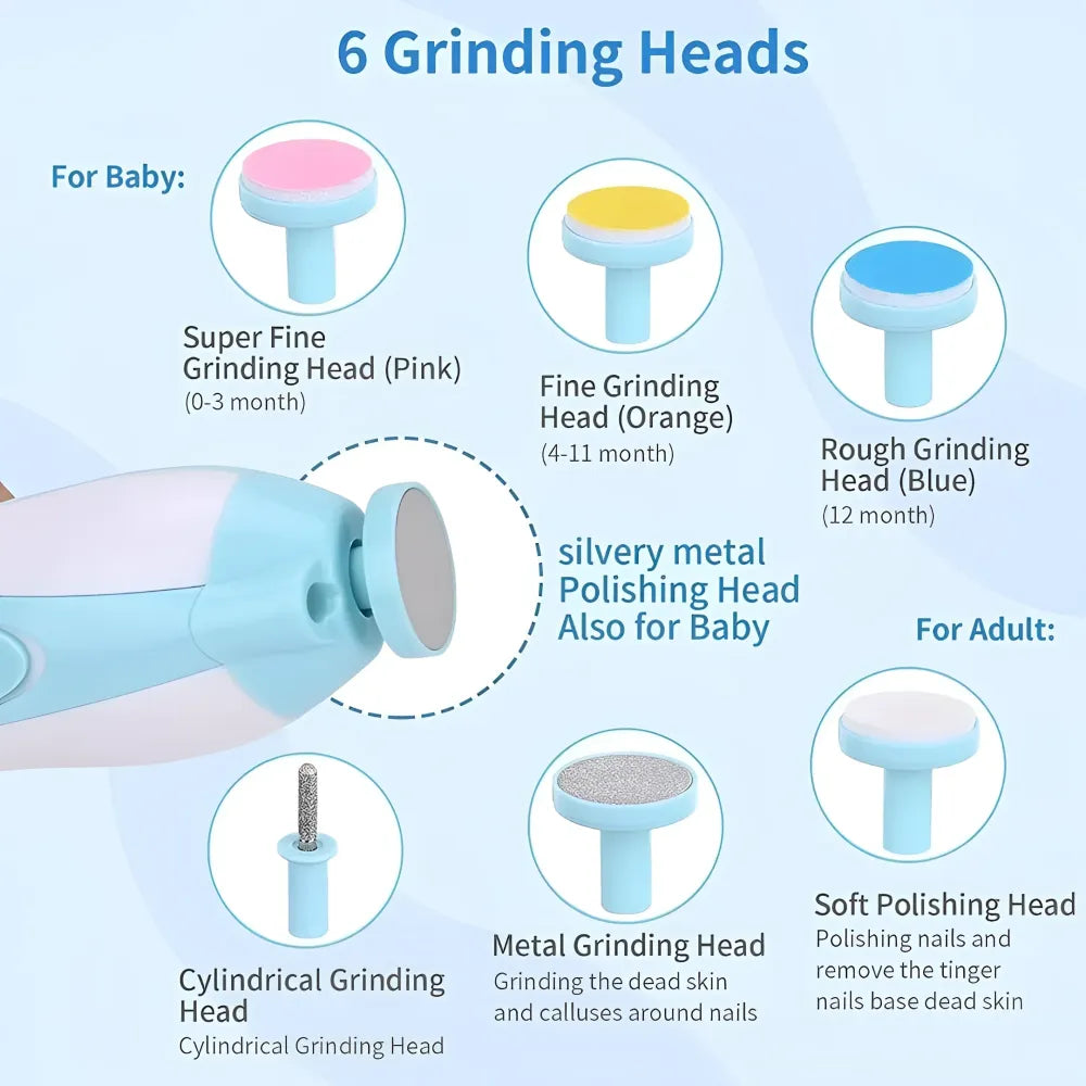 Baby nail clippers with light
