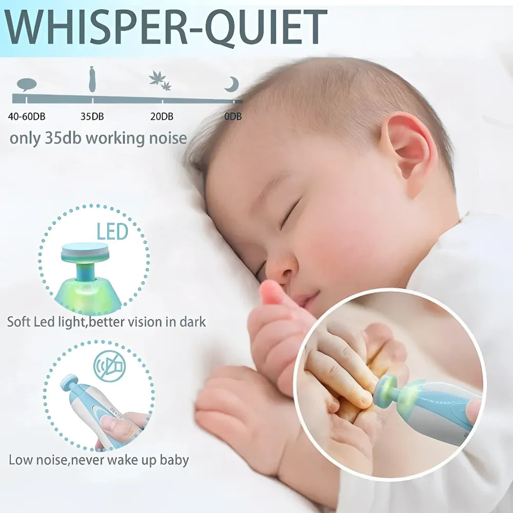 Baby nail clippers with light