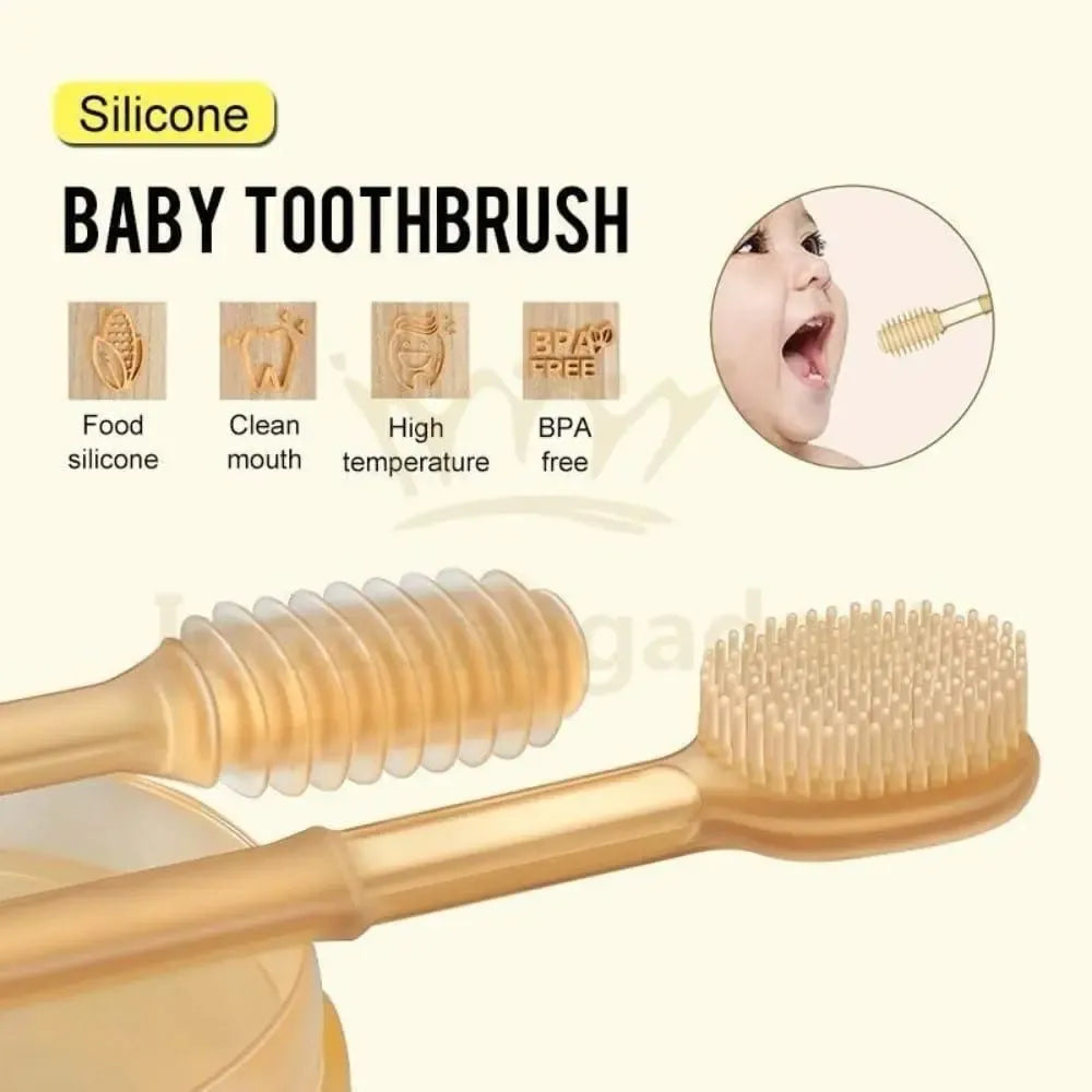 Baby silicone finger toothbrush