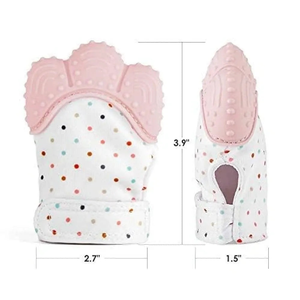Baby teething glove – silicone teether mitten
