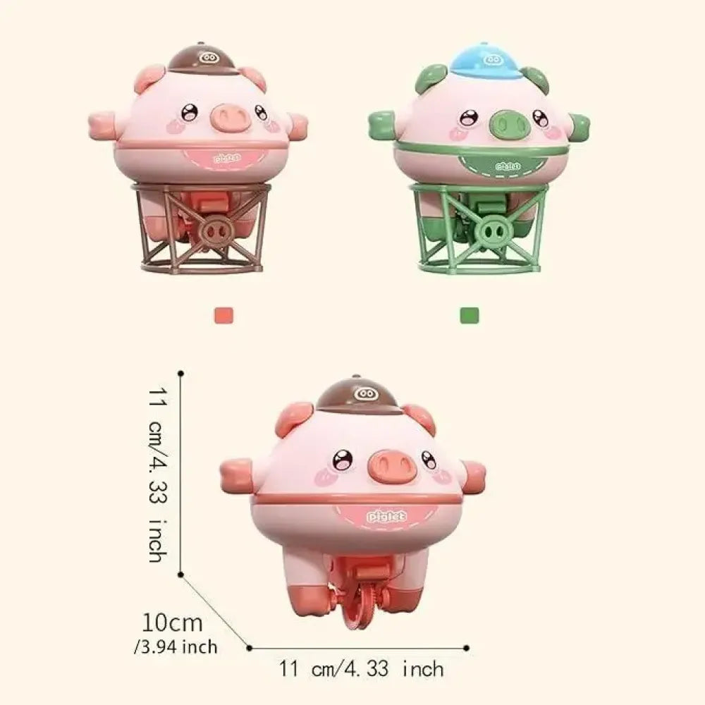 Balancing pig tightrope toy - potential heroes