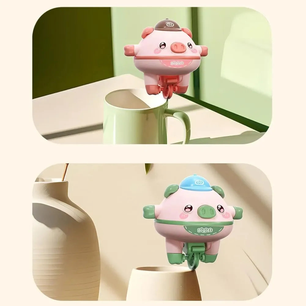 Balancing pig tightrope toy - potential heroes