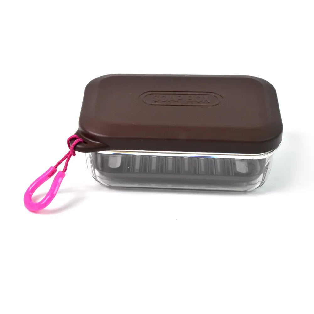 Bathroom travel plastic soap box with lid (1 pc) - home & kitchen