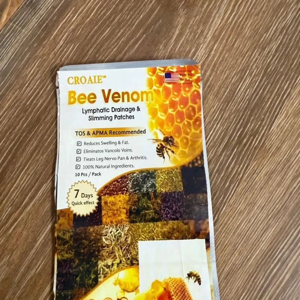 Bee venom lymphatic daiamage & sliming patches (10 patches)