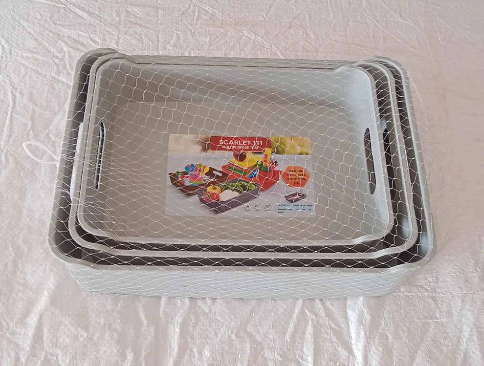 Multipurpose Plastic Tray Set
