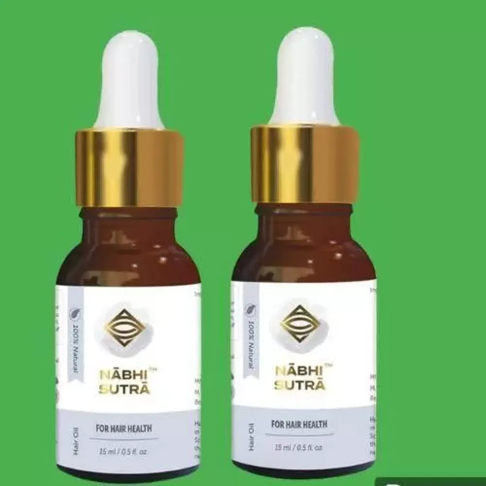 Belly button oil - hair care